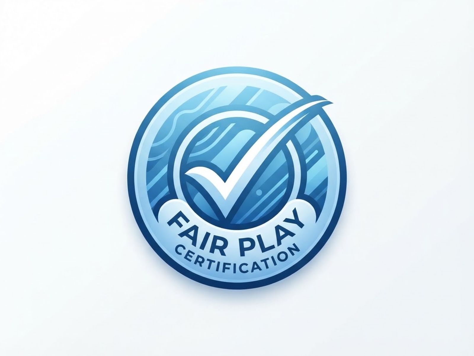 Badge met vinkje voor eerlijk spel