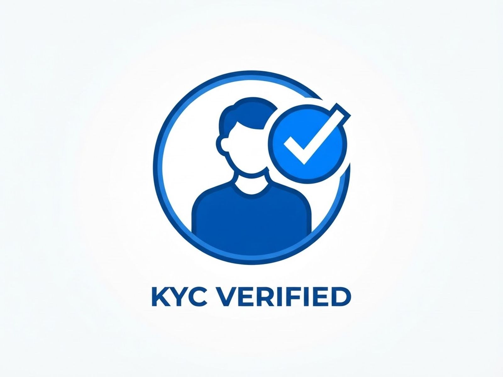 Badge voor KYC identiteitsverificatie